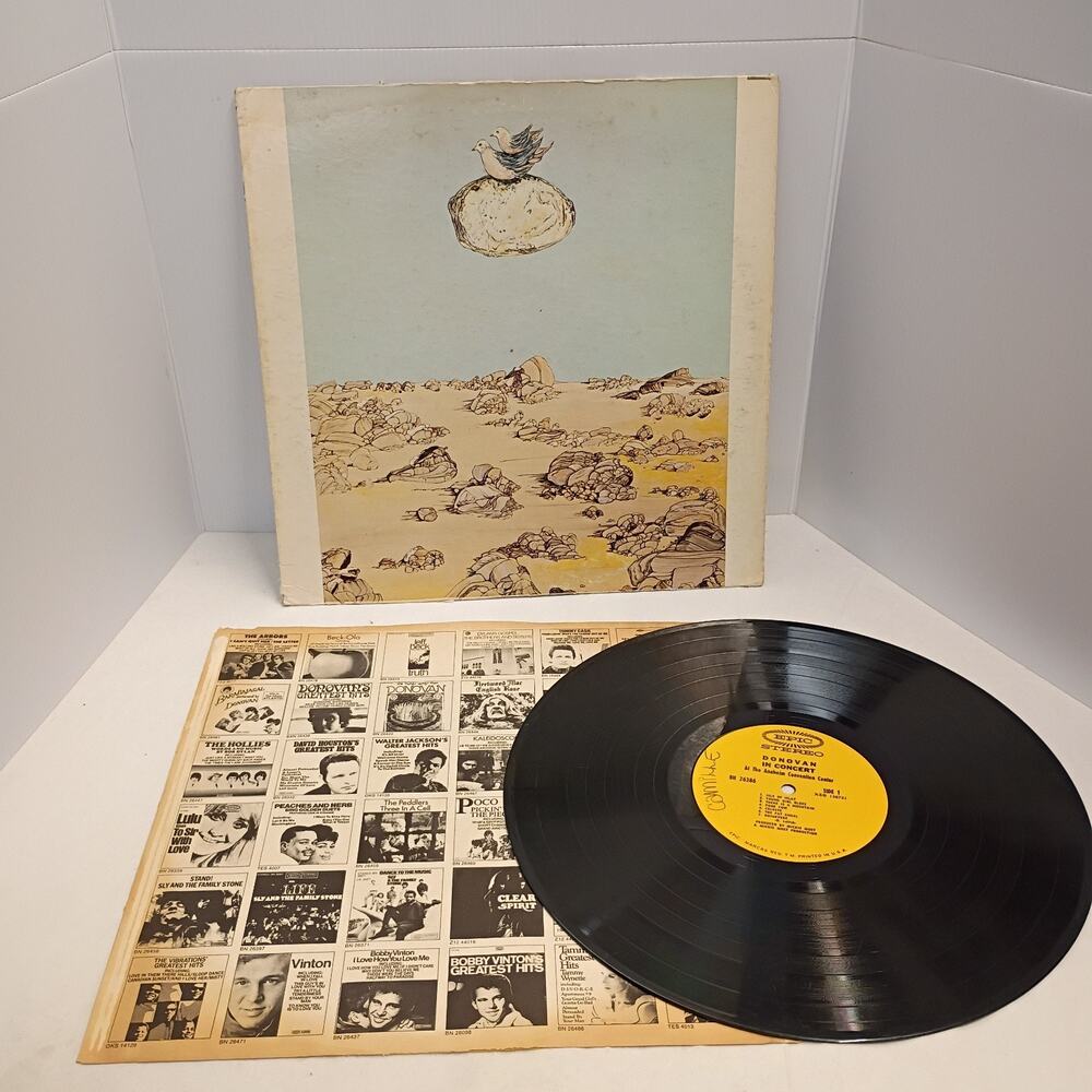 Donovan - Donovan In Concert Live Vinyl LP - 1968 First Press - Epic BN 26386